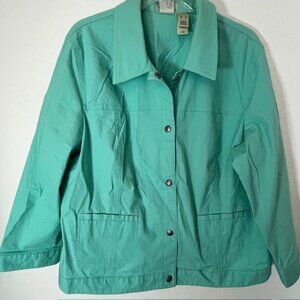 Belongings Mint Green Jacket- Size XL